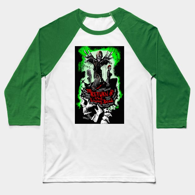 The Dead Team Baseball T-Shirt by DougSQ